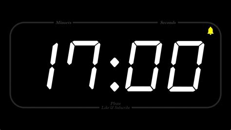 Set this 17 Minutes timer and let the countdown start. Use it to control the time limit of any activity and be notified when that limit has been reached. When the countdown stops, …